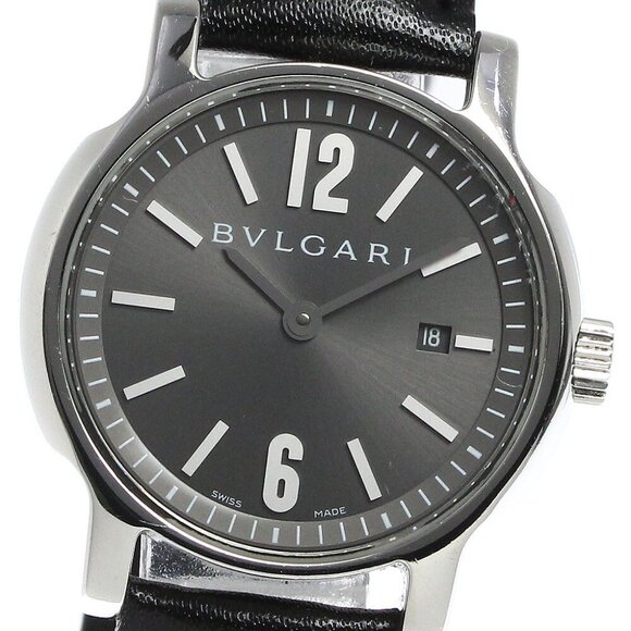 BVLGARI Solo tempo ST29S Date gray Dial Quartz Ladies Watch - Picture 4 of 10